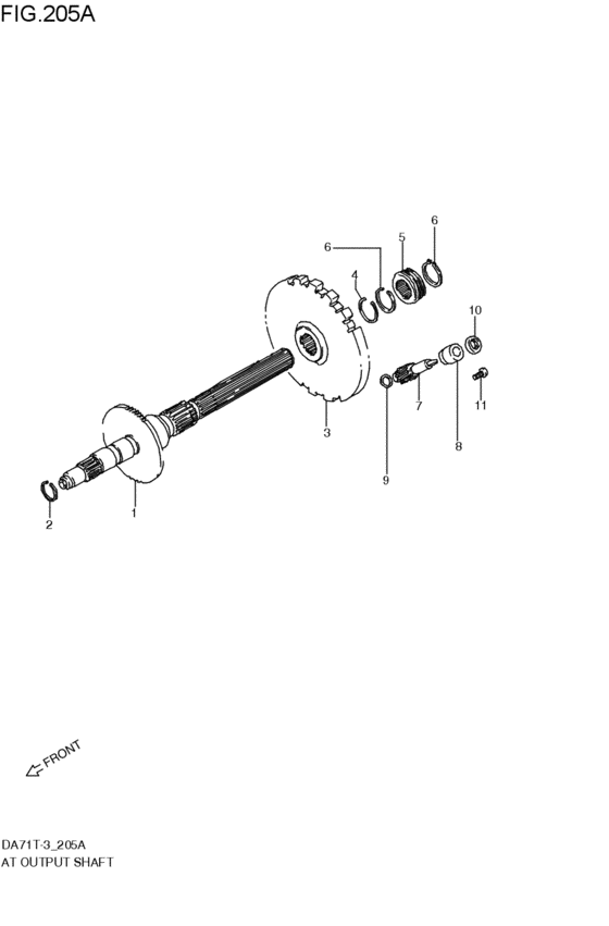 at - output shaft