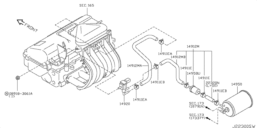 Vacuum piping