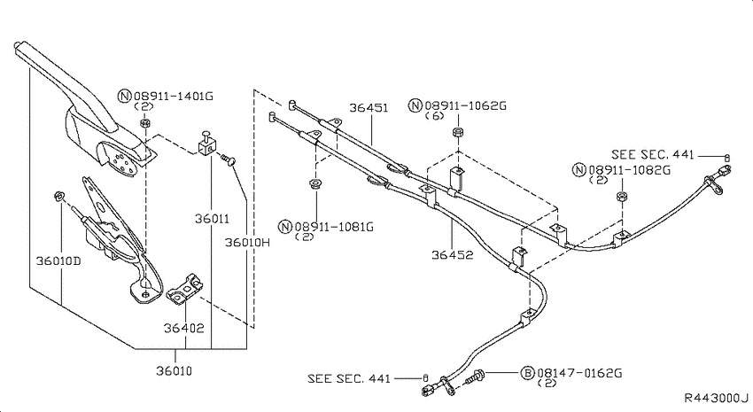 Parking brake control