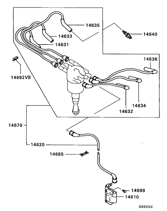 Spark plug,cable & coil