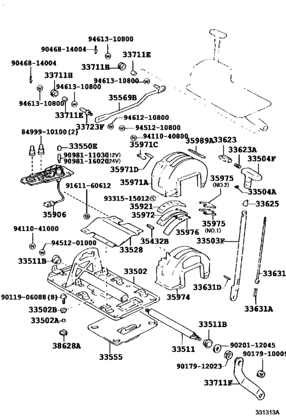Shift Lever & Retainer