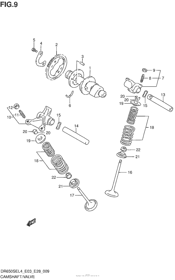 Camshaft/valve