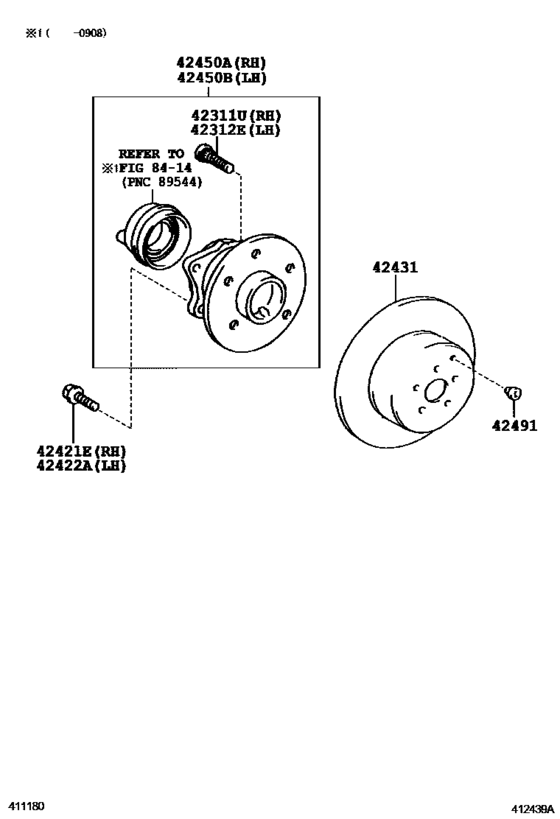Rear Axle Shaft & Hub