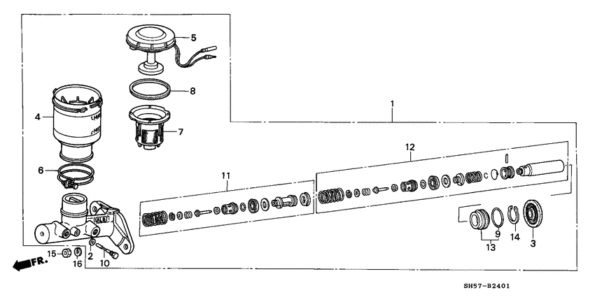 Brake master cylinder