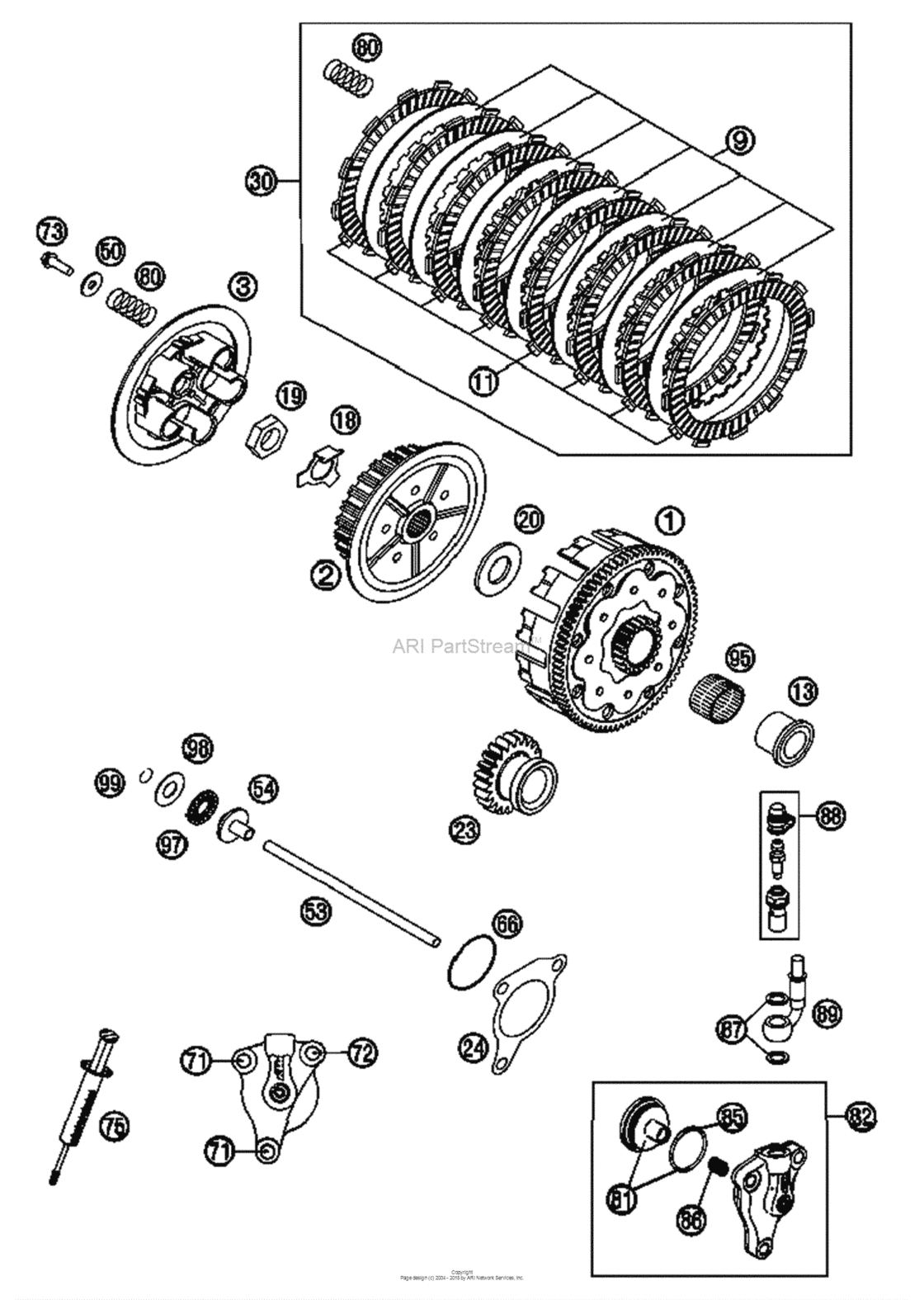 Clutch for 2013 KTM HUSABERG US/EU sales region, , 18110469940881