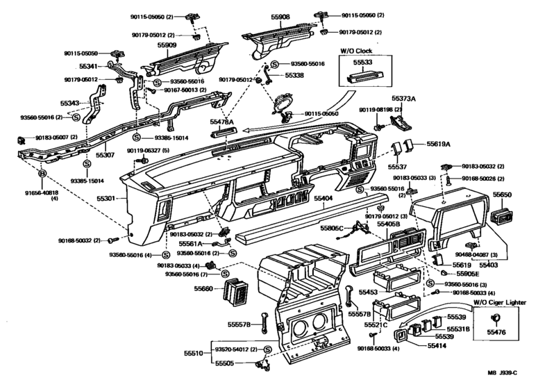 Instrument Panel & Glove Compartment