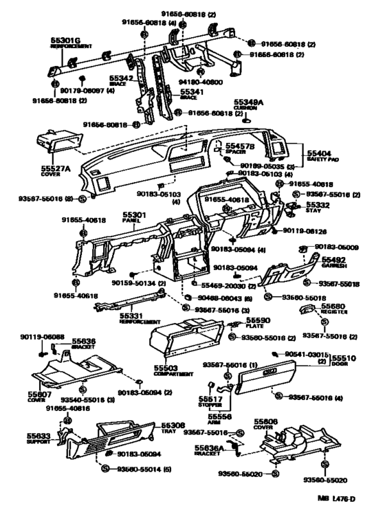 Instrument Panel & Glove Compartment