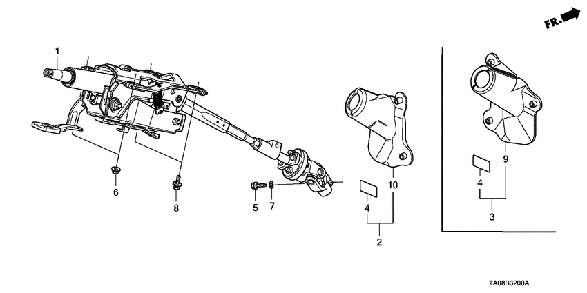 Steering column