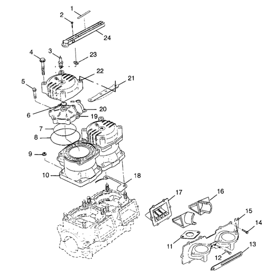 Cylinder & manifold