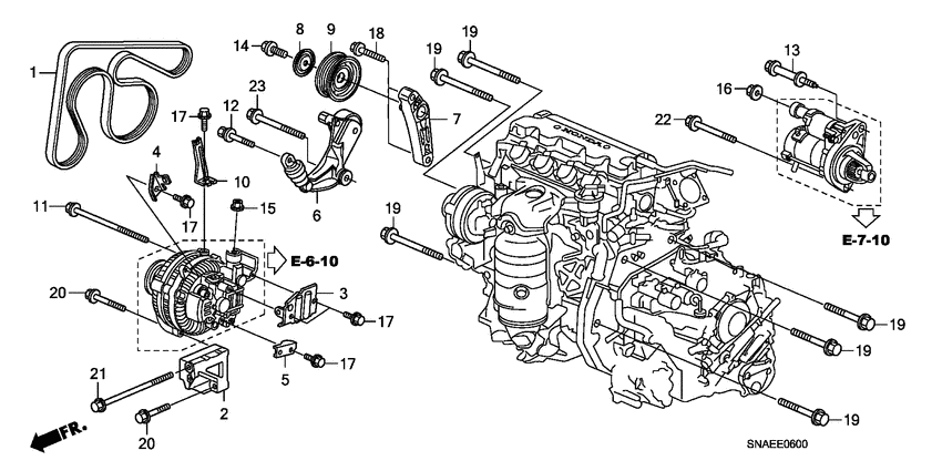 Alternator bracket/ tensioner