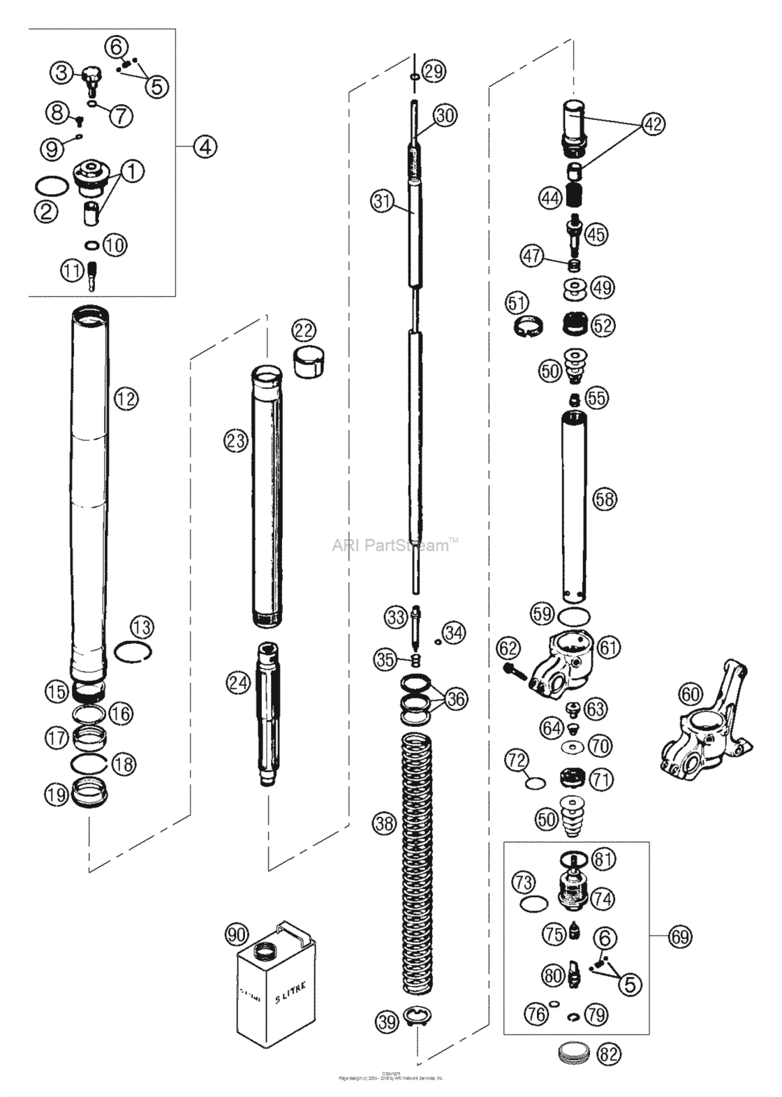 Fork Legs Wp Usd 43