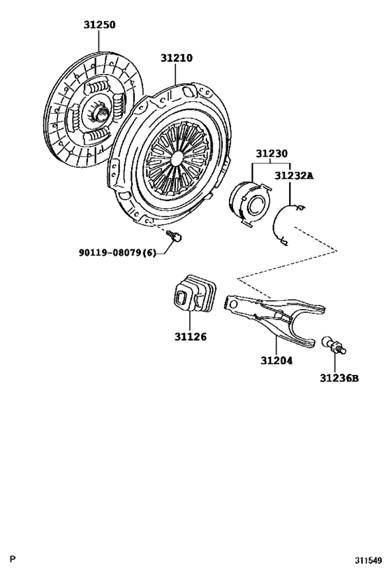 Clutch & Release Fork