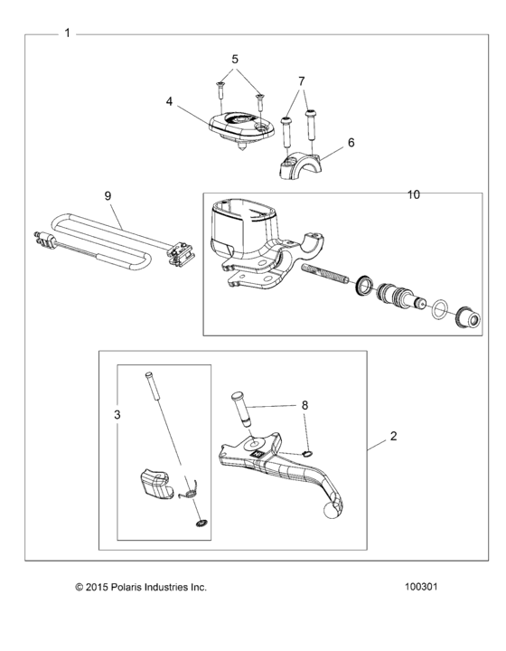 Brakes, Front Brake Lever And Master Cylinder