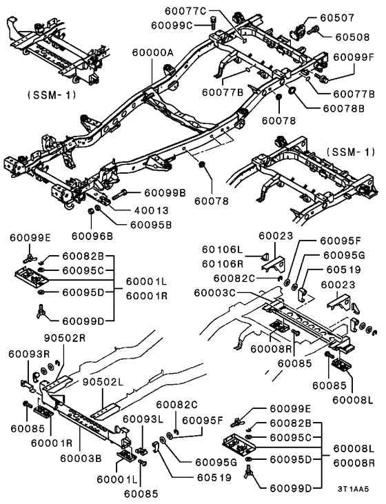 Chassis frame