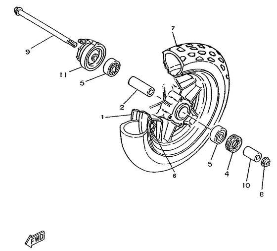 Front wheel