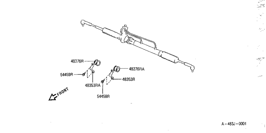 Steering gear mounting