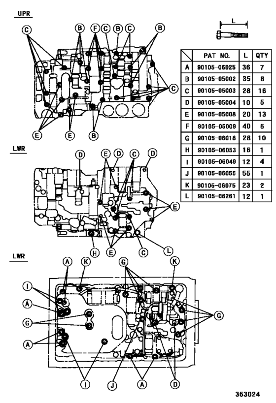 Valve Body & Oil Strainer (Atm)