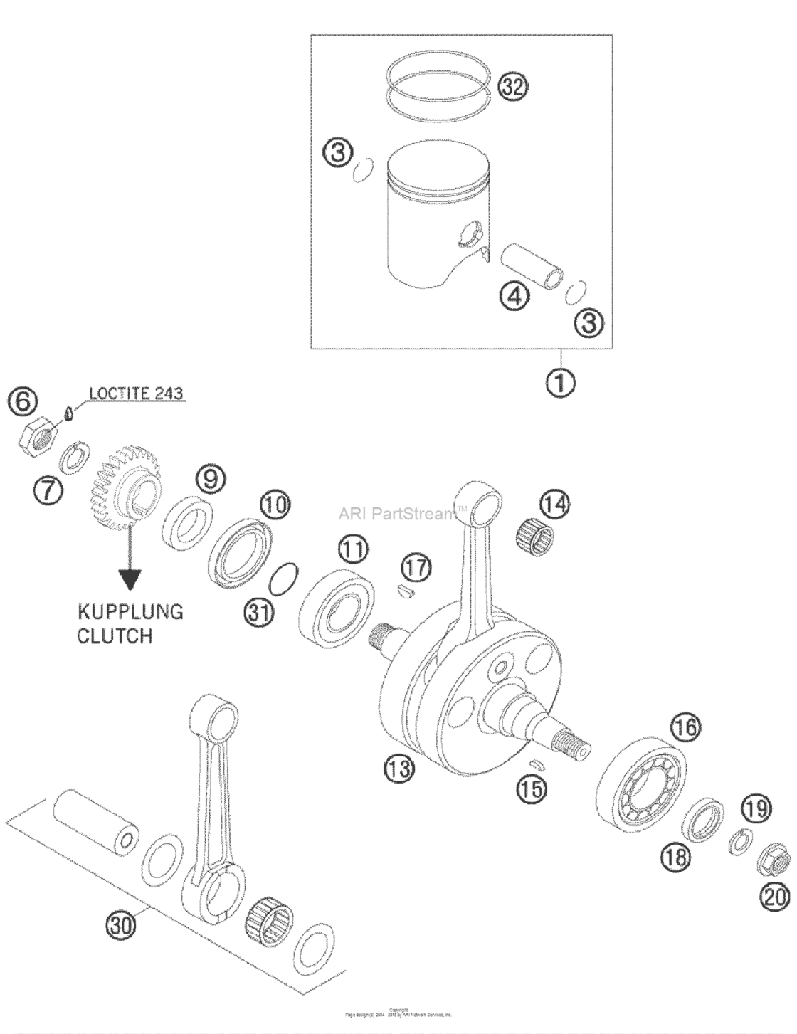 Crankshaft, Piston