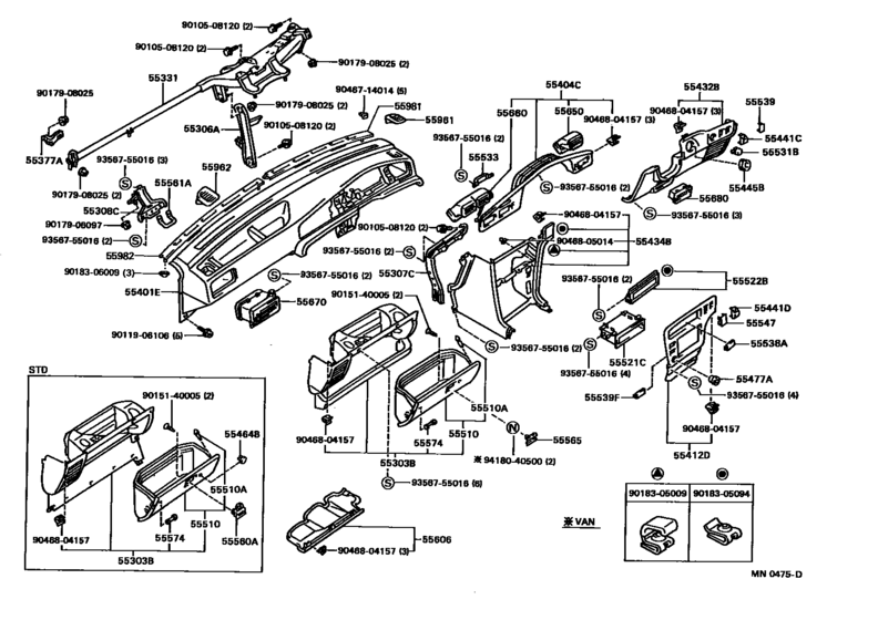 Instrument Panel & Glove Compartment