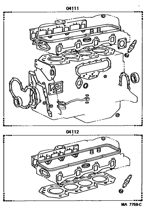 Engine Overhaul Gasket Kit