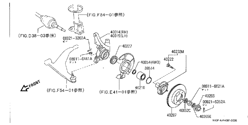 Front axle