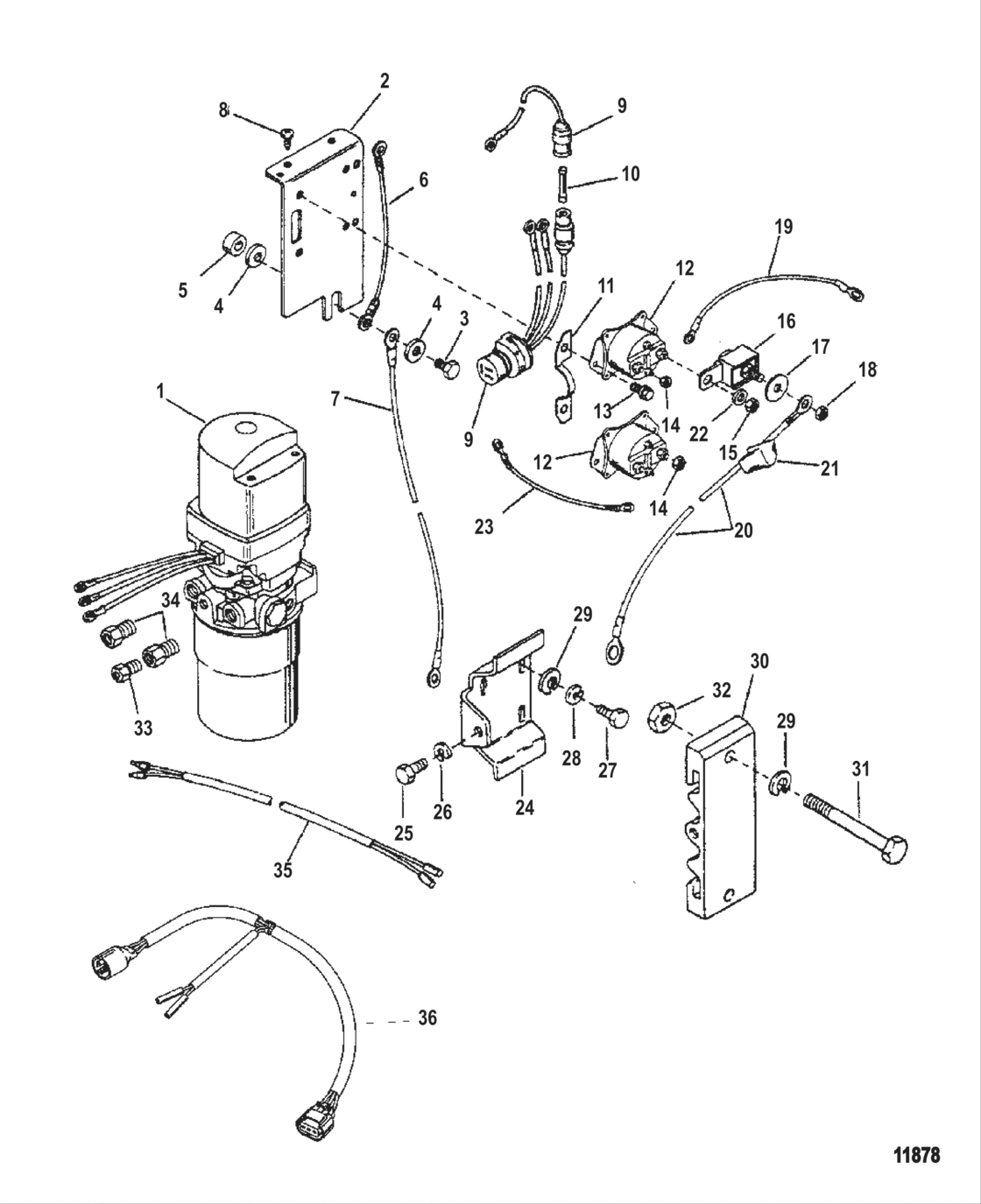 Hydraulic Pump And Mounting Brackets (Sportmaster)