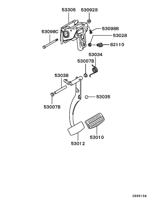 Brake & clutch pedal