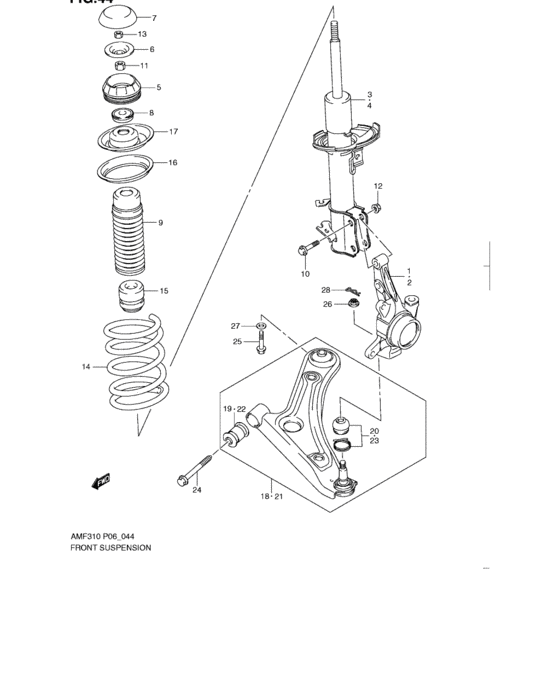 Front suspension