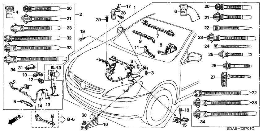 Engine wire harness