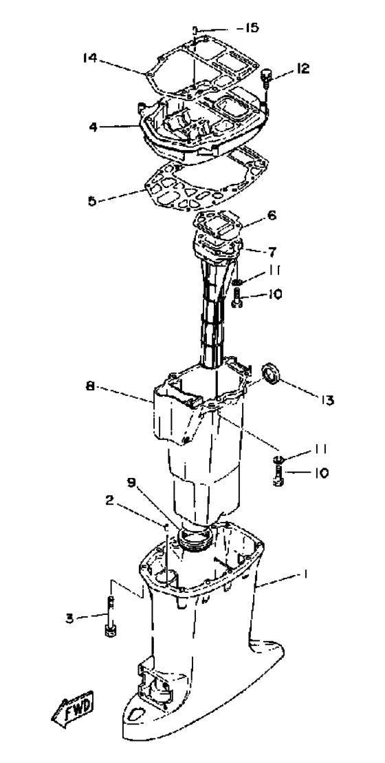 Upper casing