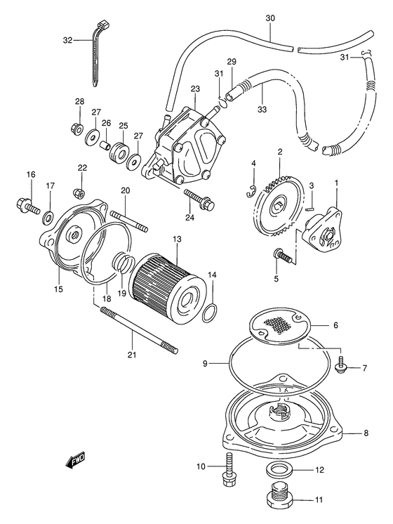 Oil pump - fuel pump