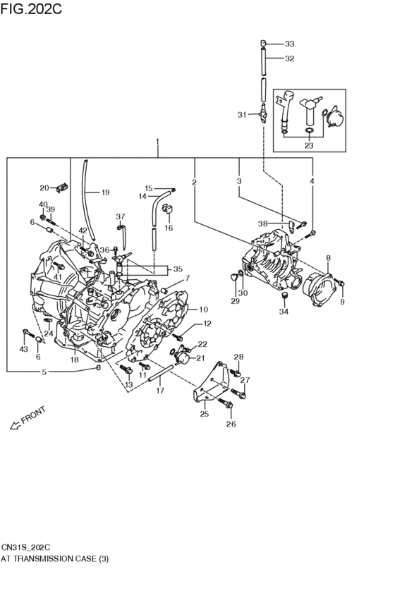 at - transmission case