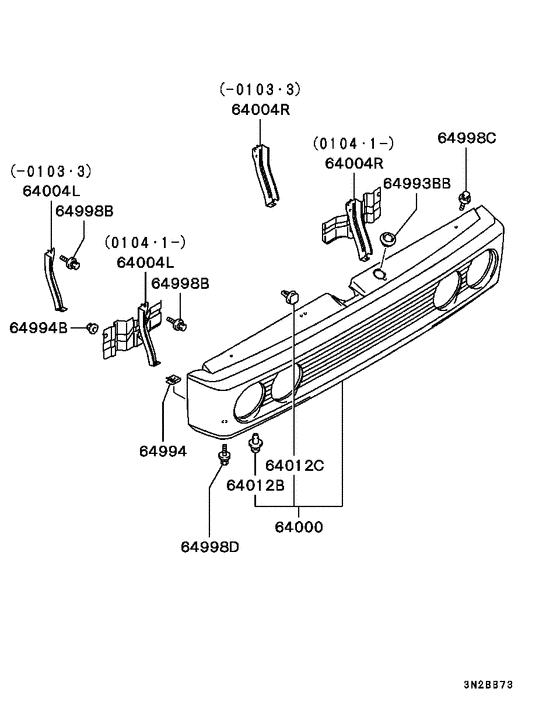 Rear bumper & support