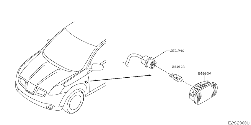 Side marker lamp