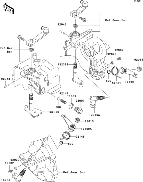 Gear change mechanism