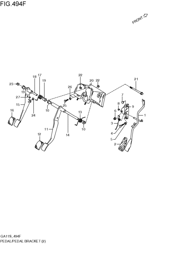 pedal / pedal bracket