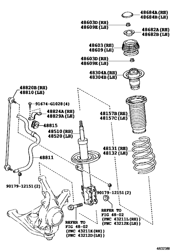 Front Spring & Shock Absorber for 2011 2014 Toyota YARIS/ ECHO/ VIOS