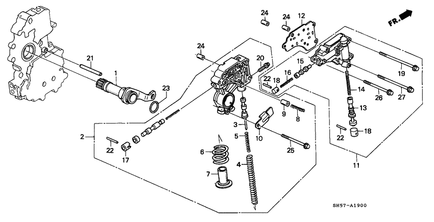 Regulator/lock up valve