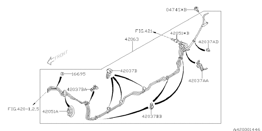 Fuel piping