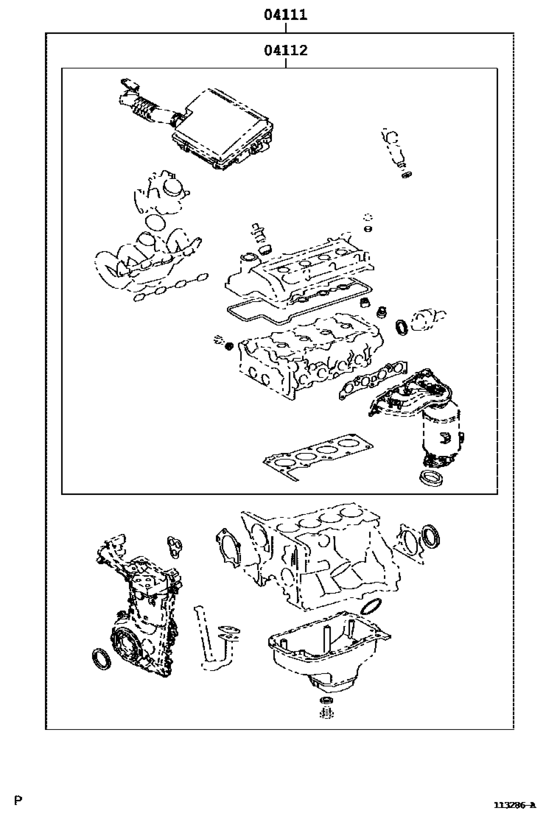 Engine Overhaul Gasket Kit