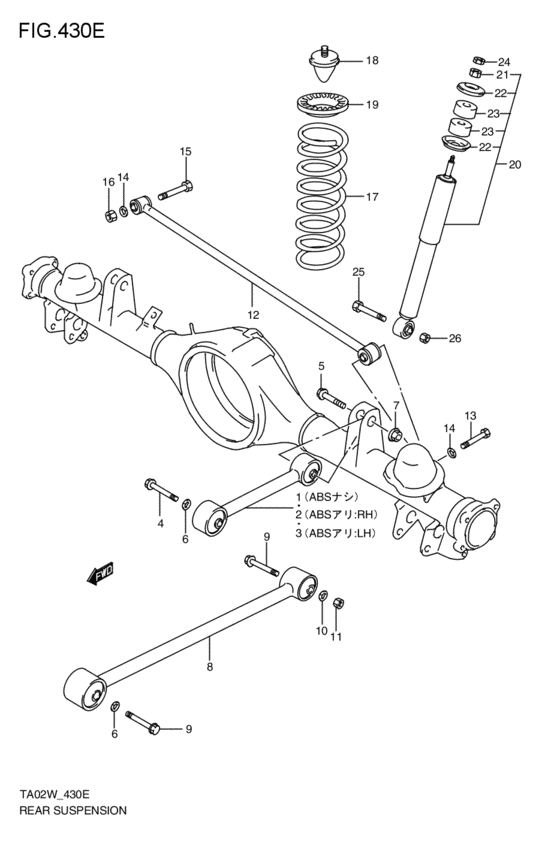 rear suspension