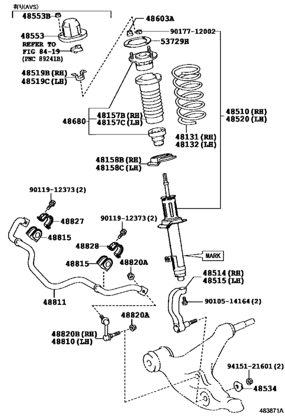 Front Spring & Shock Absorber