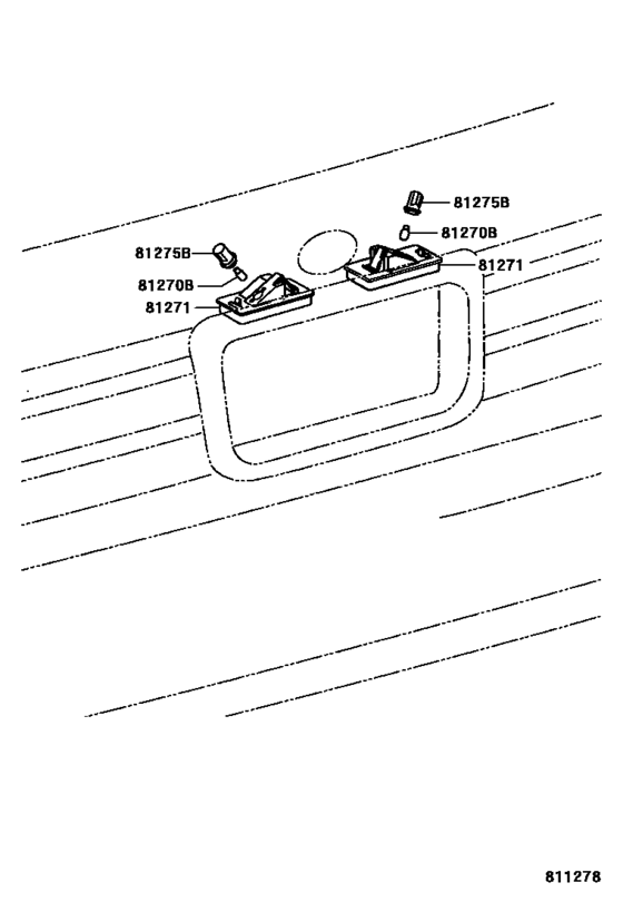 Rear License Plate Lamp