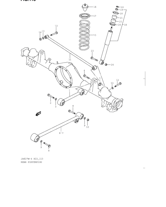 Rear suspension
