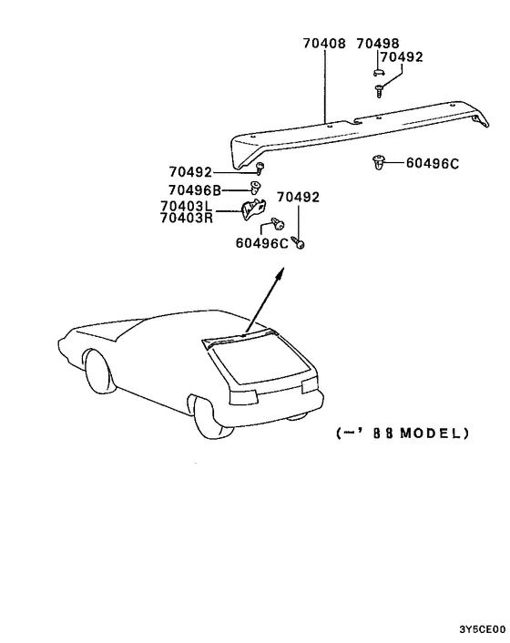 Rear garnish & moulding