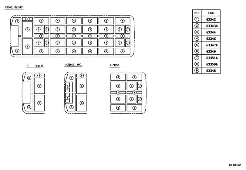 Roof Headlining & Silencer Pad
