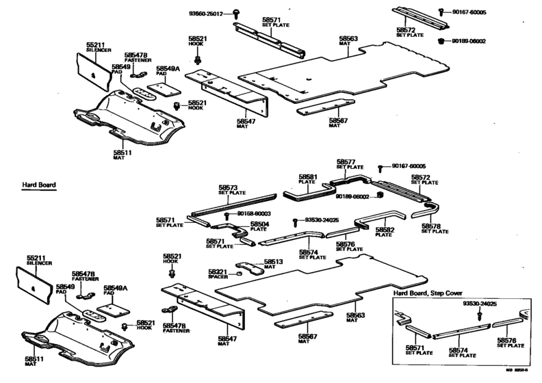 Floor Mat & Silencer Pad
