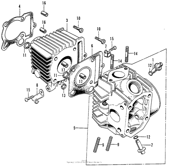 Cylinder + cylinder head