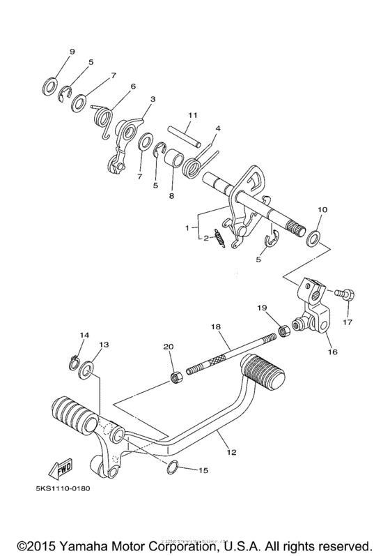 Shift shaft