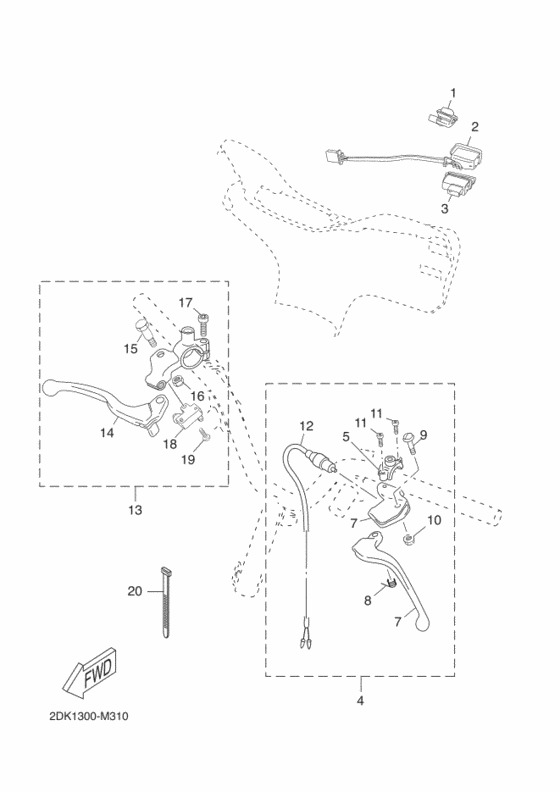 Handle switch & lever